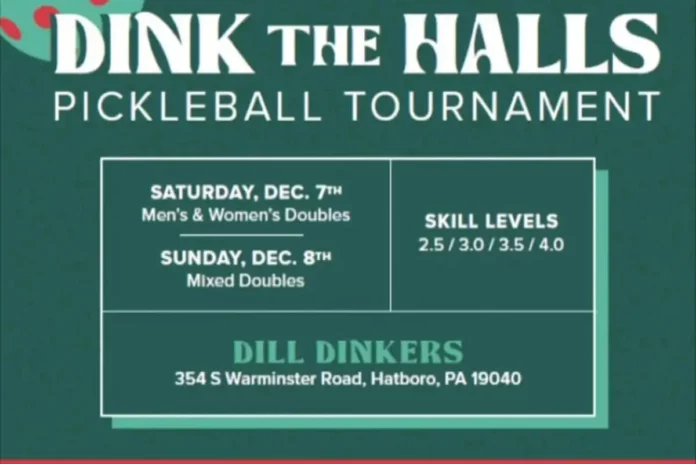 Dink the Halls Pickleball Tournament