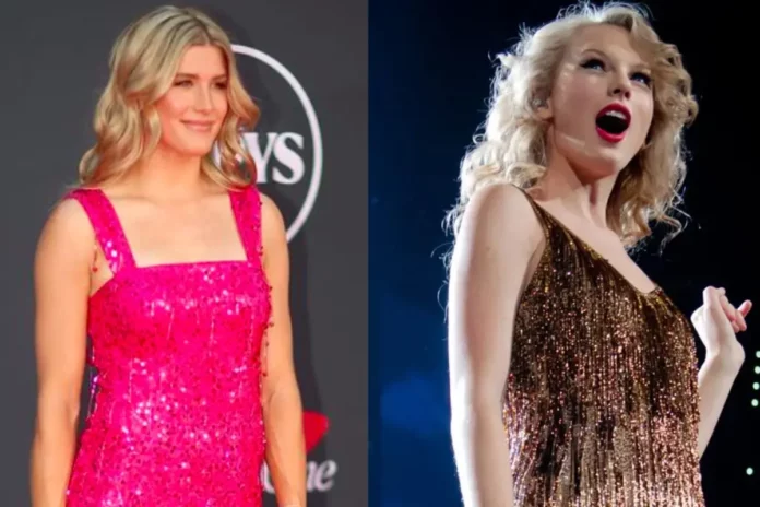 Genie Bouchard's Sparkling Dress Outclasses Taylor Swift Genie Bouchard's Sparkling Dress Outclasses Taylor Swift