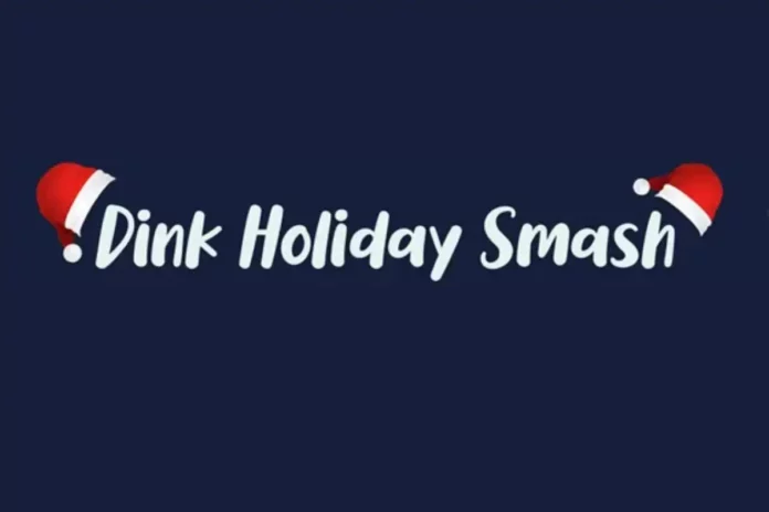 Holiday Pickleball Action at Dink Holiday Smash