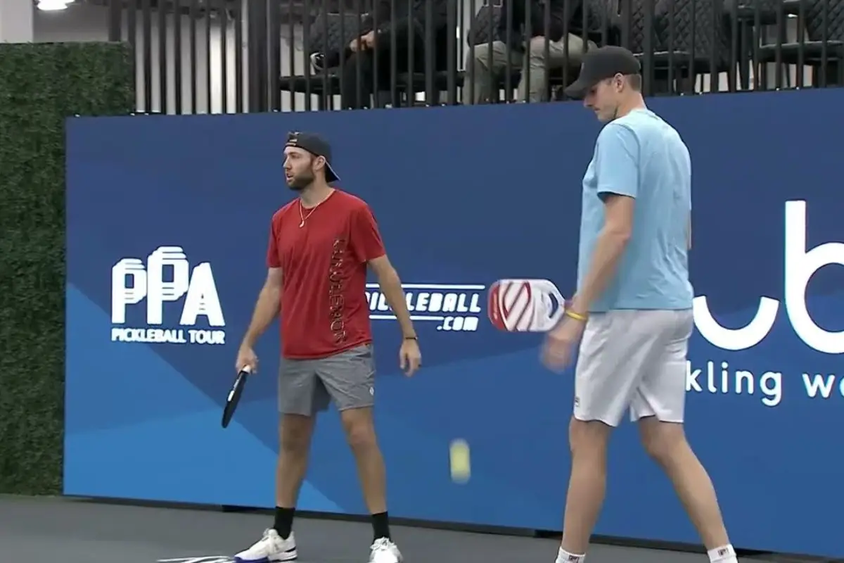 John Isner with jack sock