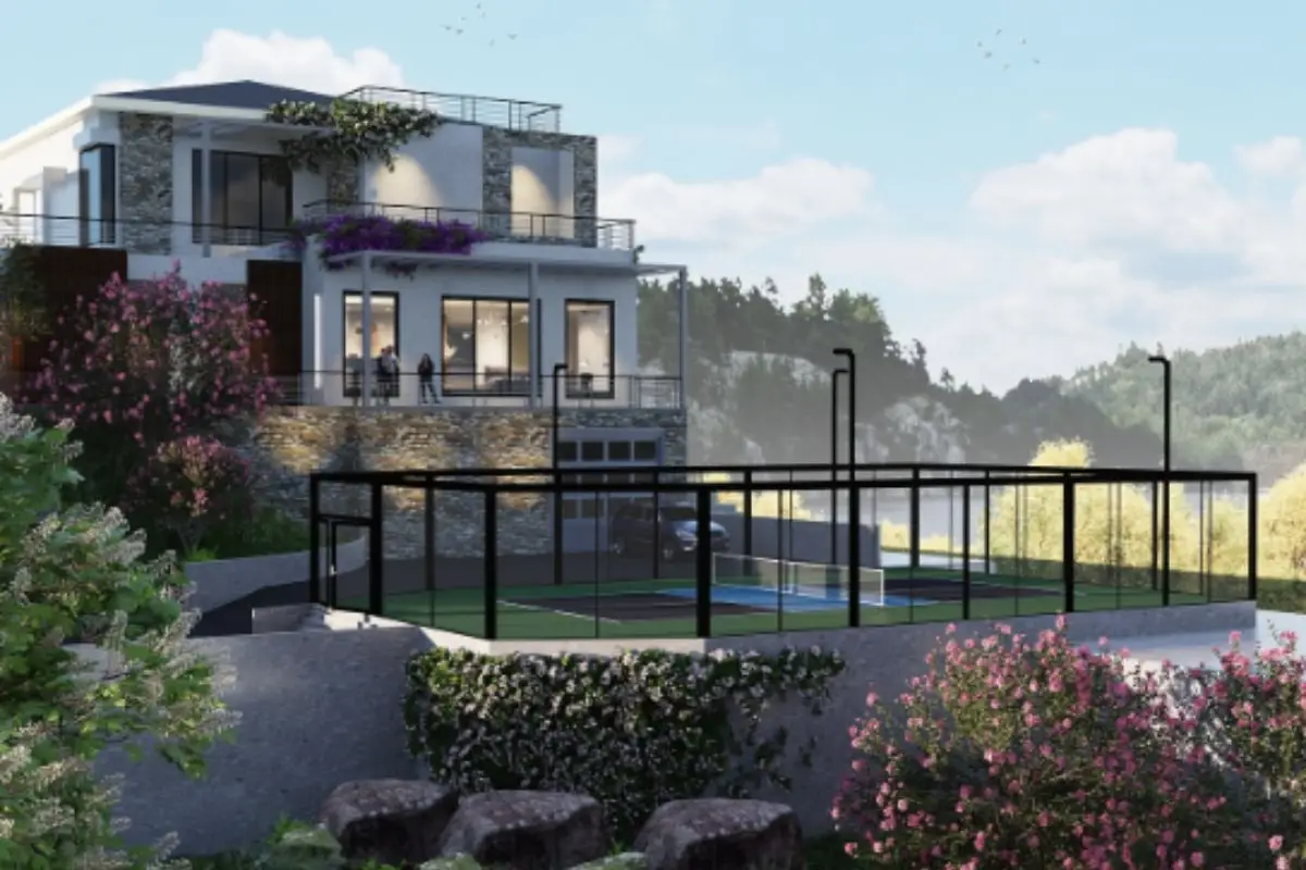 PICKLETILE's PICKLEGALL installed pickleball court