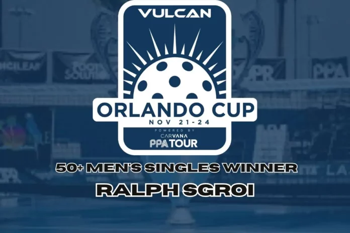 Ralph Sgroi Becomes Victorious in 50+ Men's Singles Ralph Sgroi Becomes Victorious in 50+ Men's Singles
