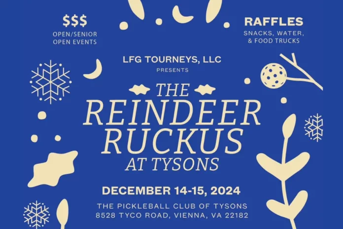 Reindeer Ruckus of Tysons Pickleball Tournament
