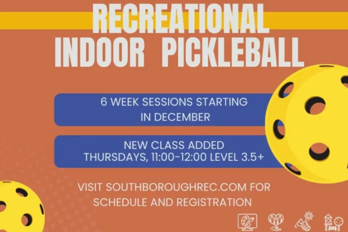 Southborough Opens Indoor Pickleball