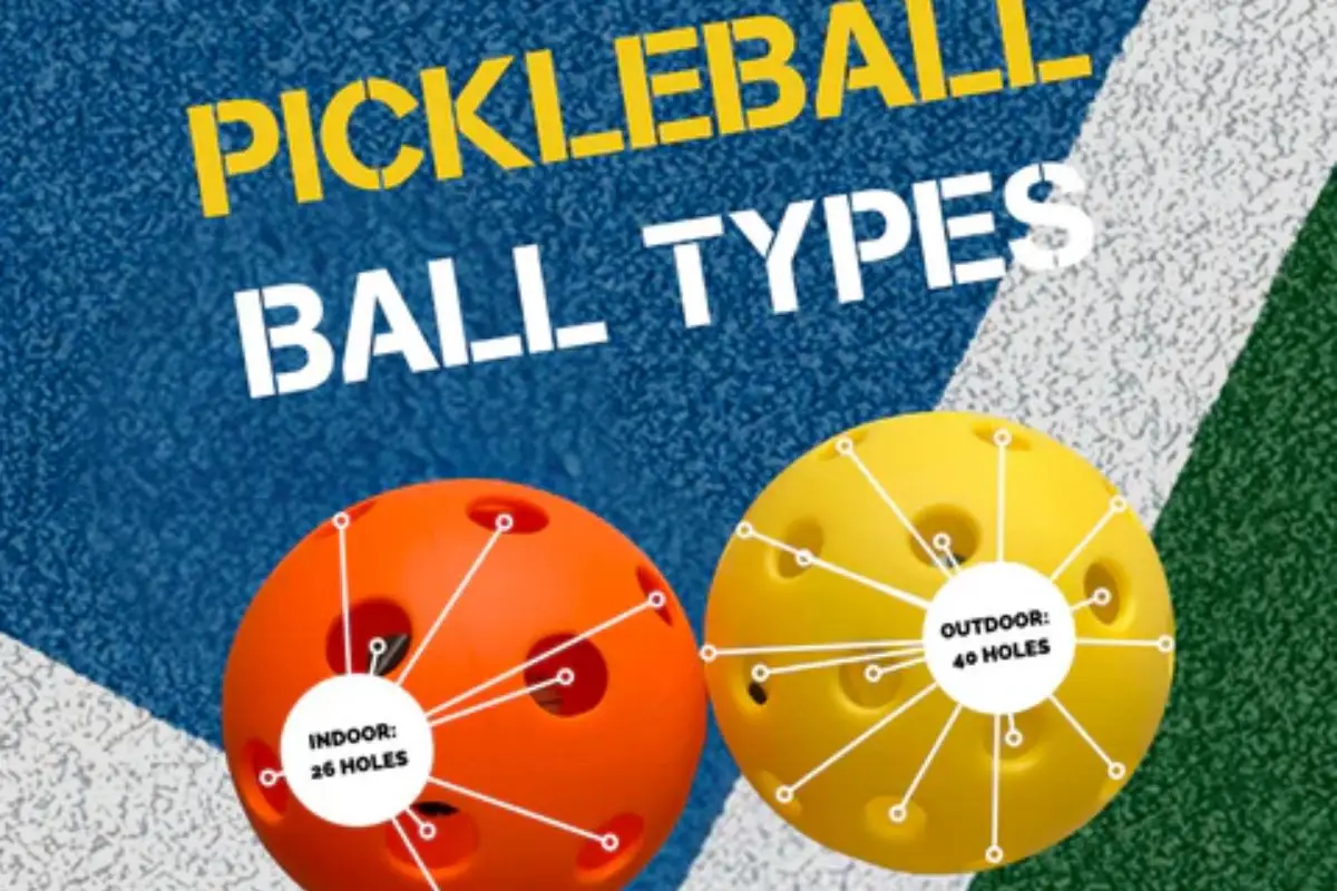 indoor pickleball ball and outdoor pickleball ball