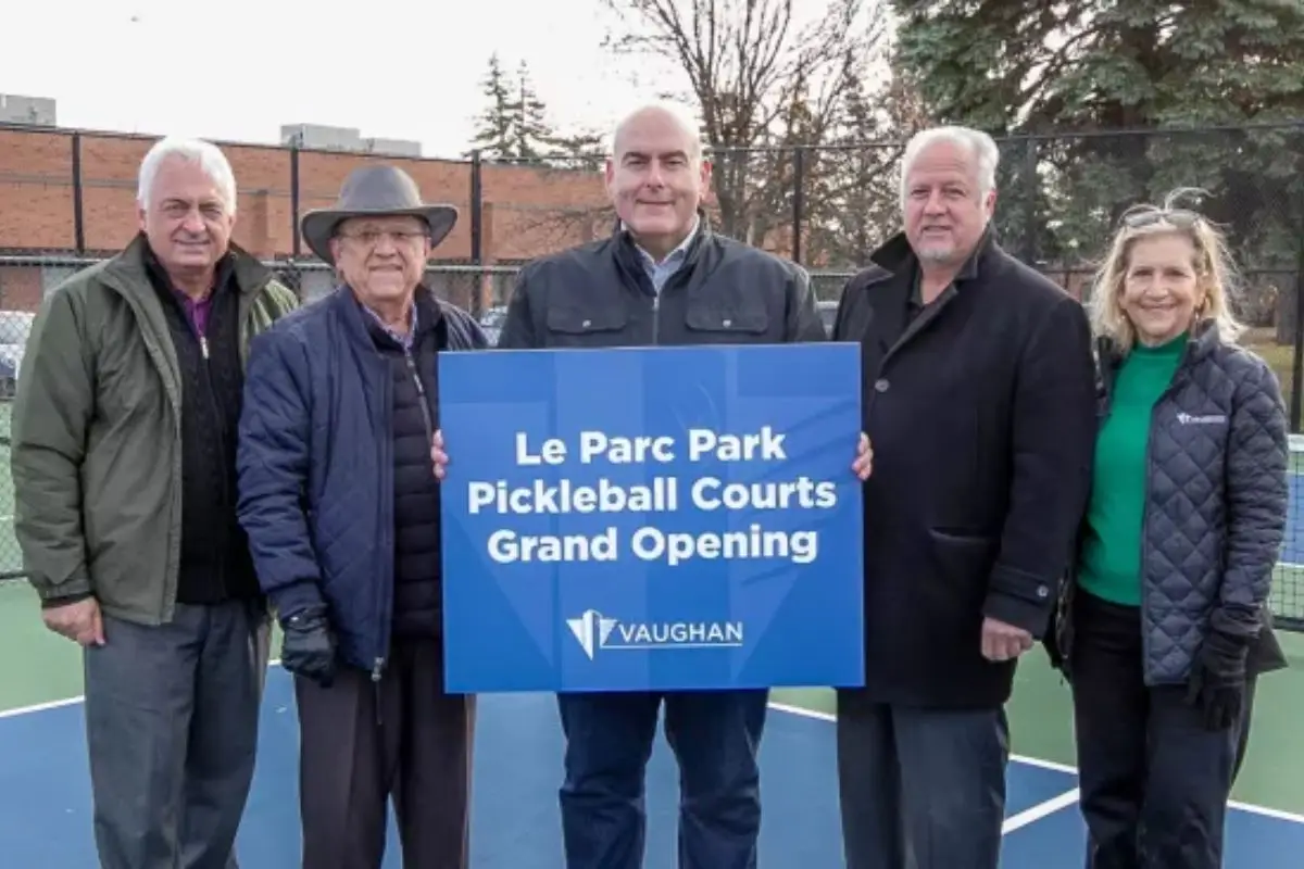 Vaughan Unveils Game-Changing Pickleball Courts
