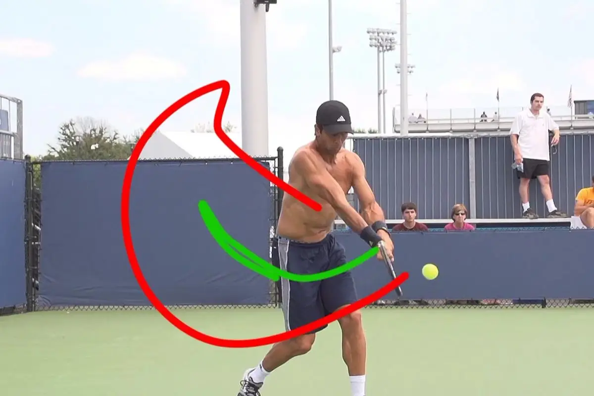 two-handed backhand dink in pickleball