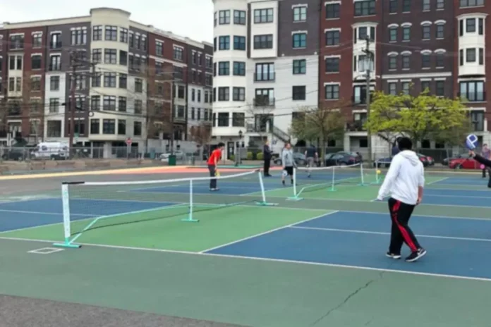 Hoboken's Pickleball Courts at Viaduct Park Hoboken's Pickleball Courts at Viaduct Park