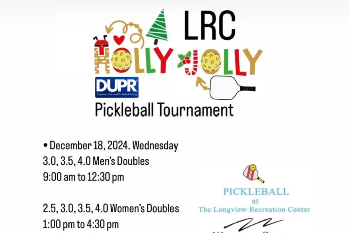 LRC Holly Jolly DUPR Pickleball Tournament