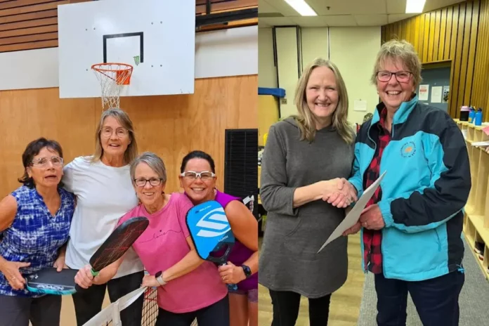 Pickleball Game in Barriere Pickleball Game in Barriere