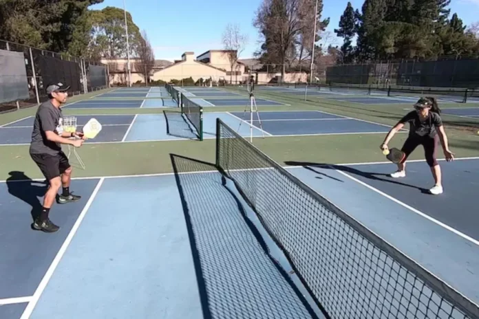 5.9-Pickleball Players Take on 4.0 Players