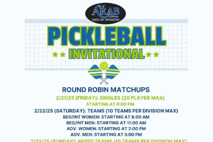Pickleball Action Comes to Arab Pickleball Action Comes to Arab