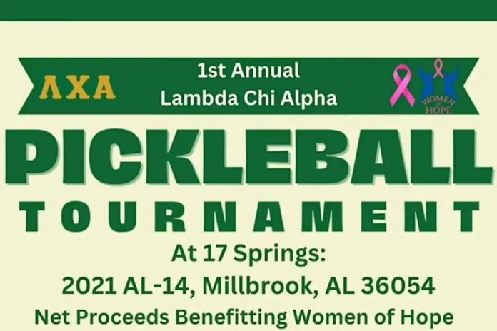 Lambda Chi Alpha Pickleball Tournament