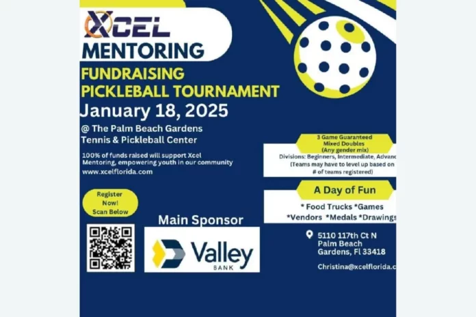 Xcel Mentoring Fundraising Pickleball Tournament