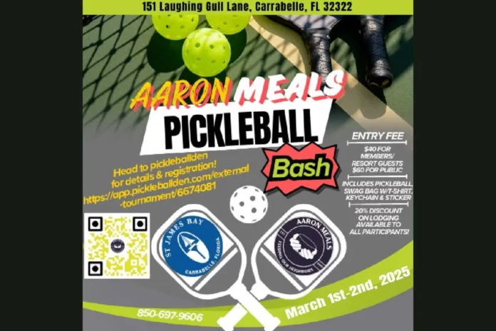 Aaron Meals Pickleball Bash