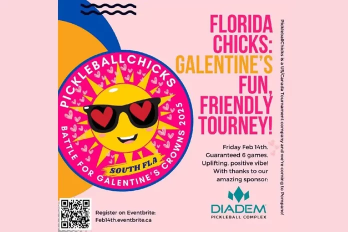 Florida Chicks Host Galentine's Pickleball Tournament