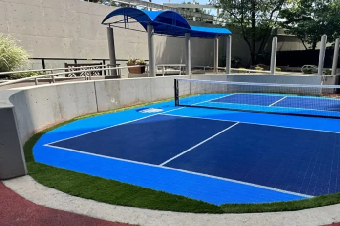 Lonny Anger Brings Pickleball Court Building