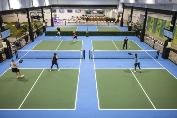 Indoor Pickleball Courts at The Cooler