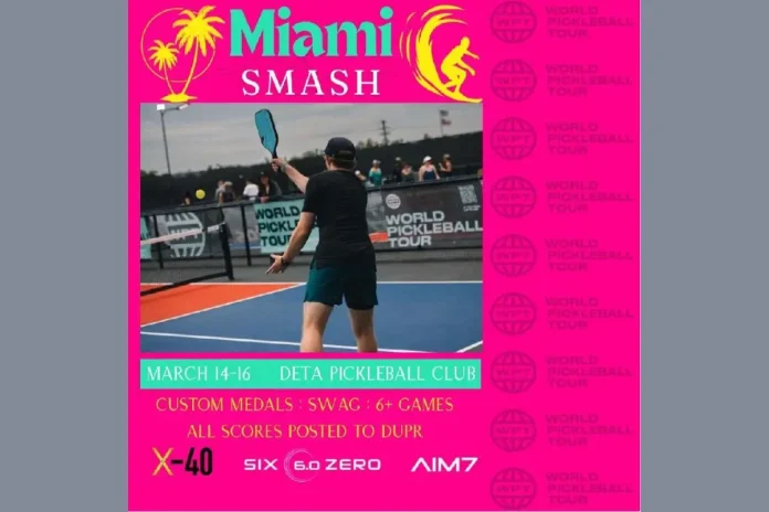 WPT Miami Mash pickleball tournament