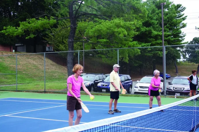 Montgomery Village Hosts Pickleball Training