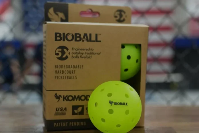 Komodo Pickleball's Biodegradable Pickleball