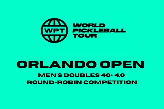 Men's Doubles 40+ Pickleball Event