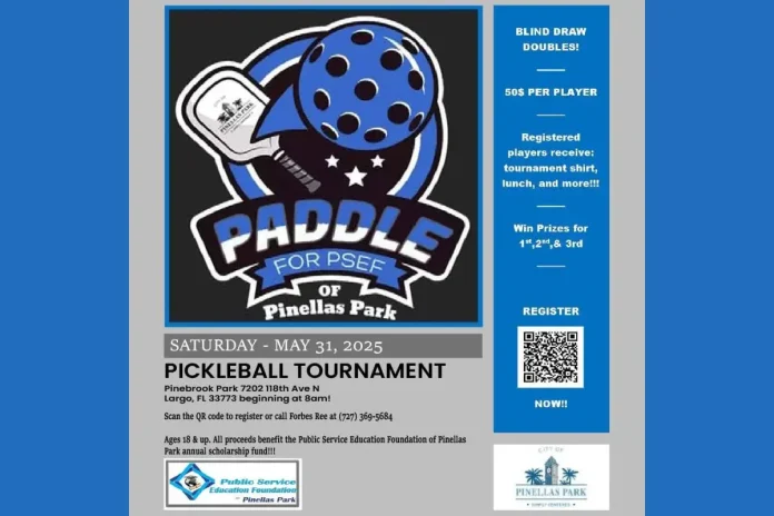 Paddle for PSEF of Pinellas Park