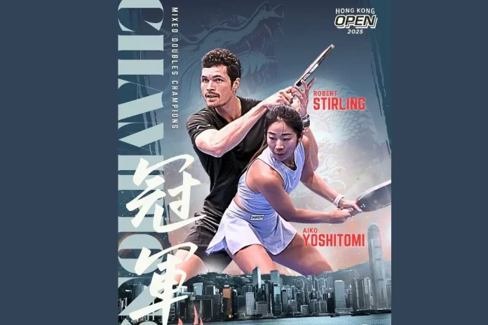 Aiko Yoshitomi Robert Stirling Pickleball Victory