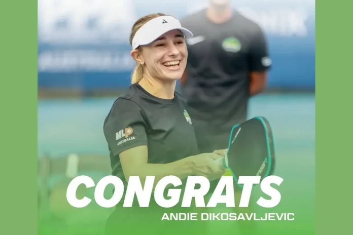 Andie Dikosavljevic Pickleball Victory