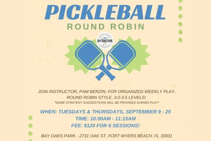 Bay Oaks Pickleball Round Robin
