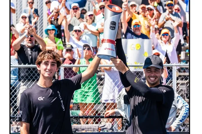 Ben Johns and Gabe Tardio Pickleball Victory