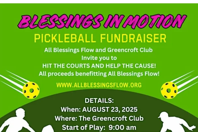 Blessings in Motion Pickleball Fundraiser