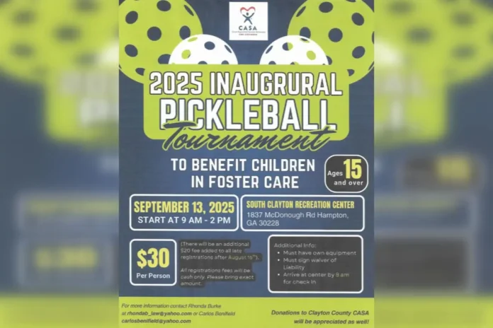 Clayton County Pickleball Charity Tournament