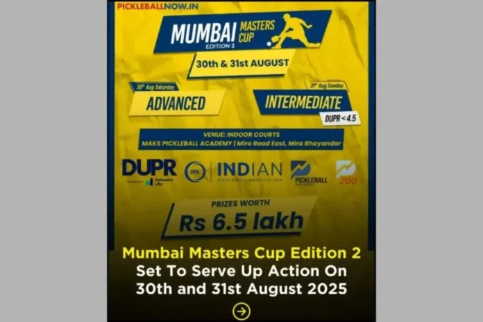 Mumbai Masters Cup 2025 Pickleball Showdown