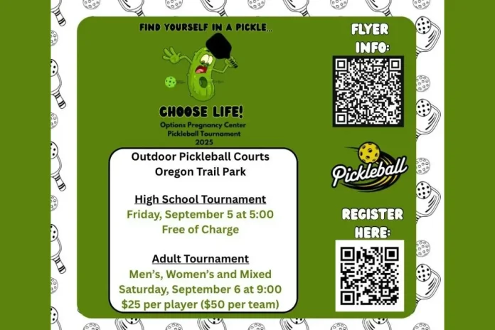 Options Pregnancy Center Pickleball Tournament