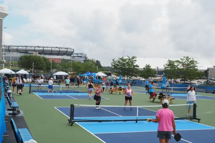 Patriot Place Pickleball Courts Opening