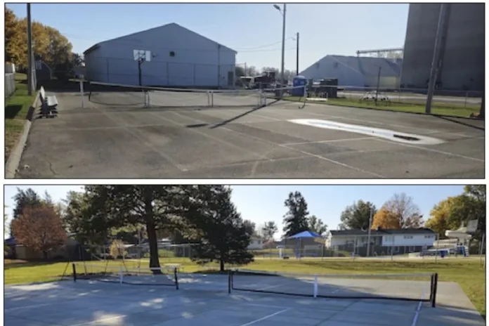 Pickleball Court Renovations in Grundy County