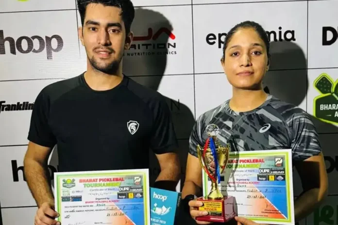 Pinky Sharma Ayush Gurnani Pickleball Victory