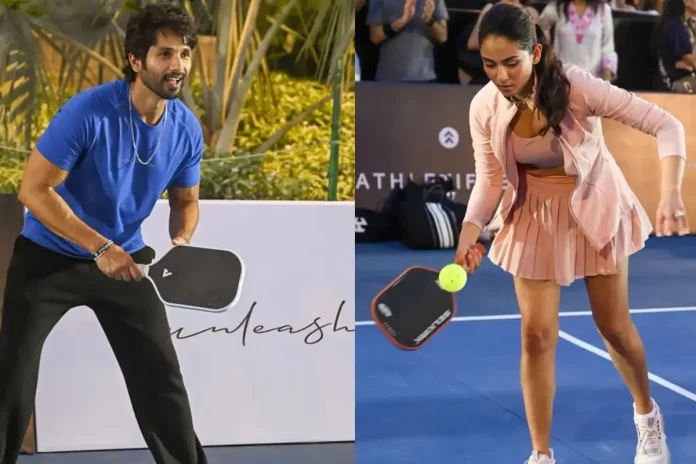 Shahid Kapoor Mira Rajput Pickleball Event Shahid Kapoor Mira Rajput Pickleball Event