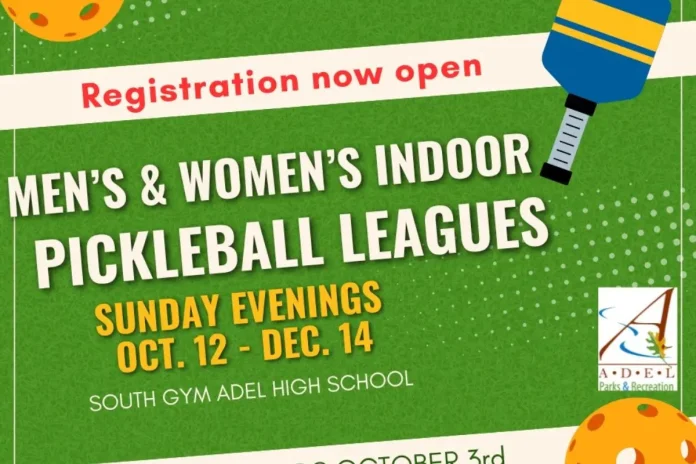 Adel Fall Pickleball Leagues