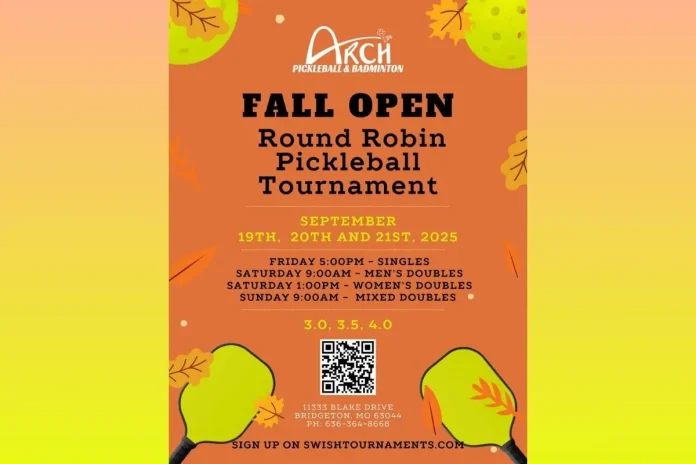Arch Fall Open Pickleball Tournament 2025