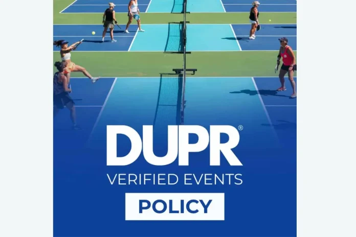 DUPR Verified Pickleball Events Integrity