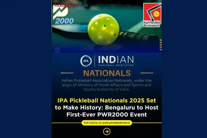 Indian Pickleball Association Nationals 2025