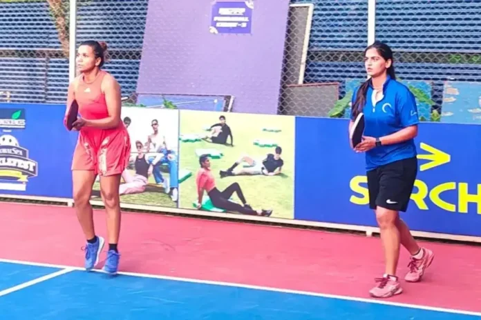 Khushi and Monica Pickleball Triumph
