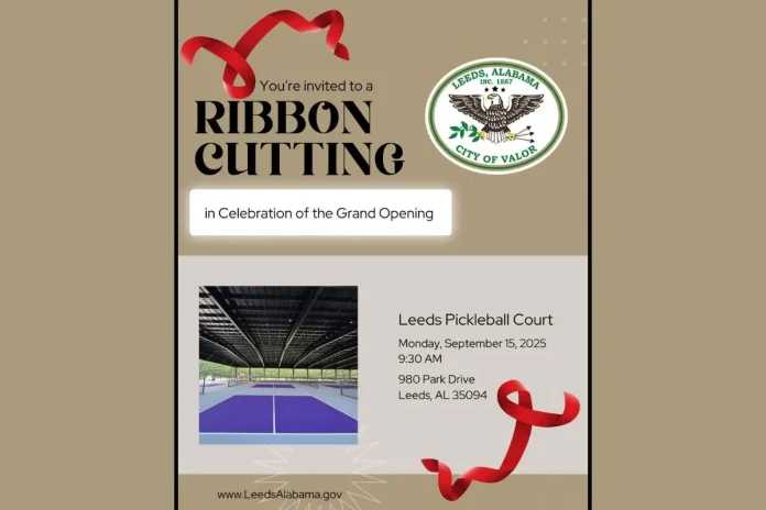 Leeds Pickleball Courts Grand Opening