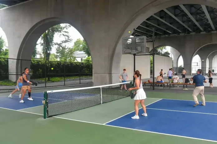 Lewis Park Pickleball Courts Opening