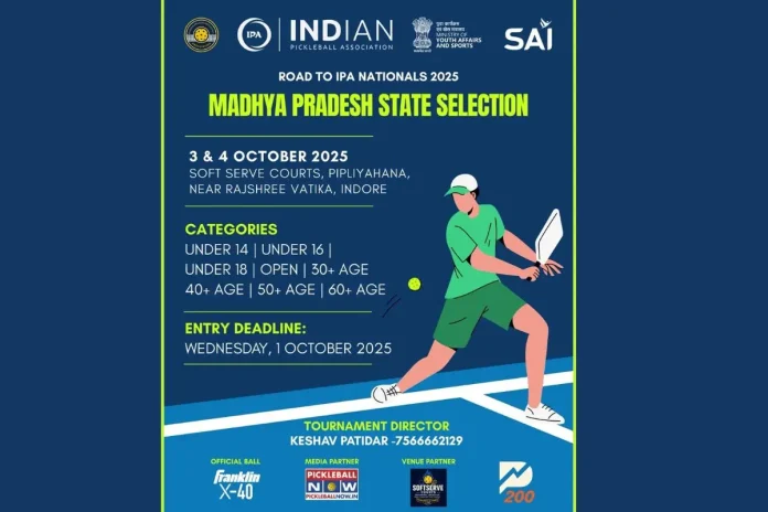 Madhya Pradesh State Pickleball Selection