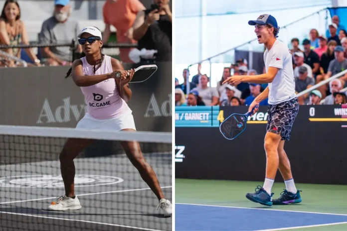 Milan Rane and Connor Garnett Mixed Doubles Victory