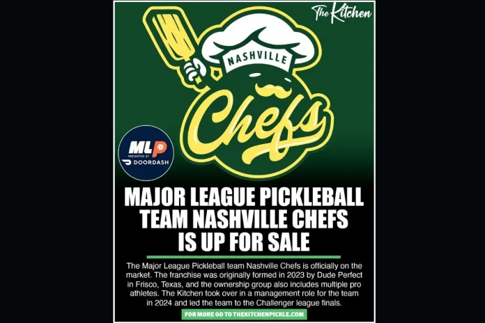 Nashville Chefs Pickleball Franchise Sale