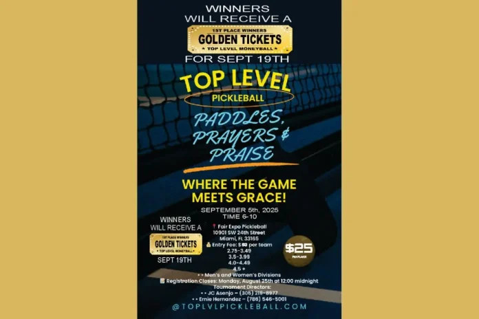 Paddles Prayers Praise Pickleball Tournament